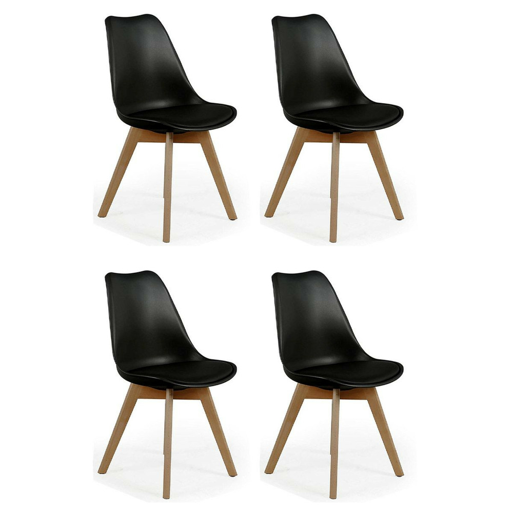 Lot de 4 chaises scandinave 