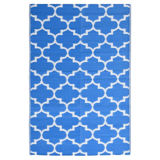 Tapis d'extérieur arakil bleu 160x230 cm pp