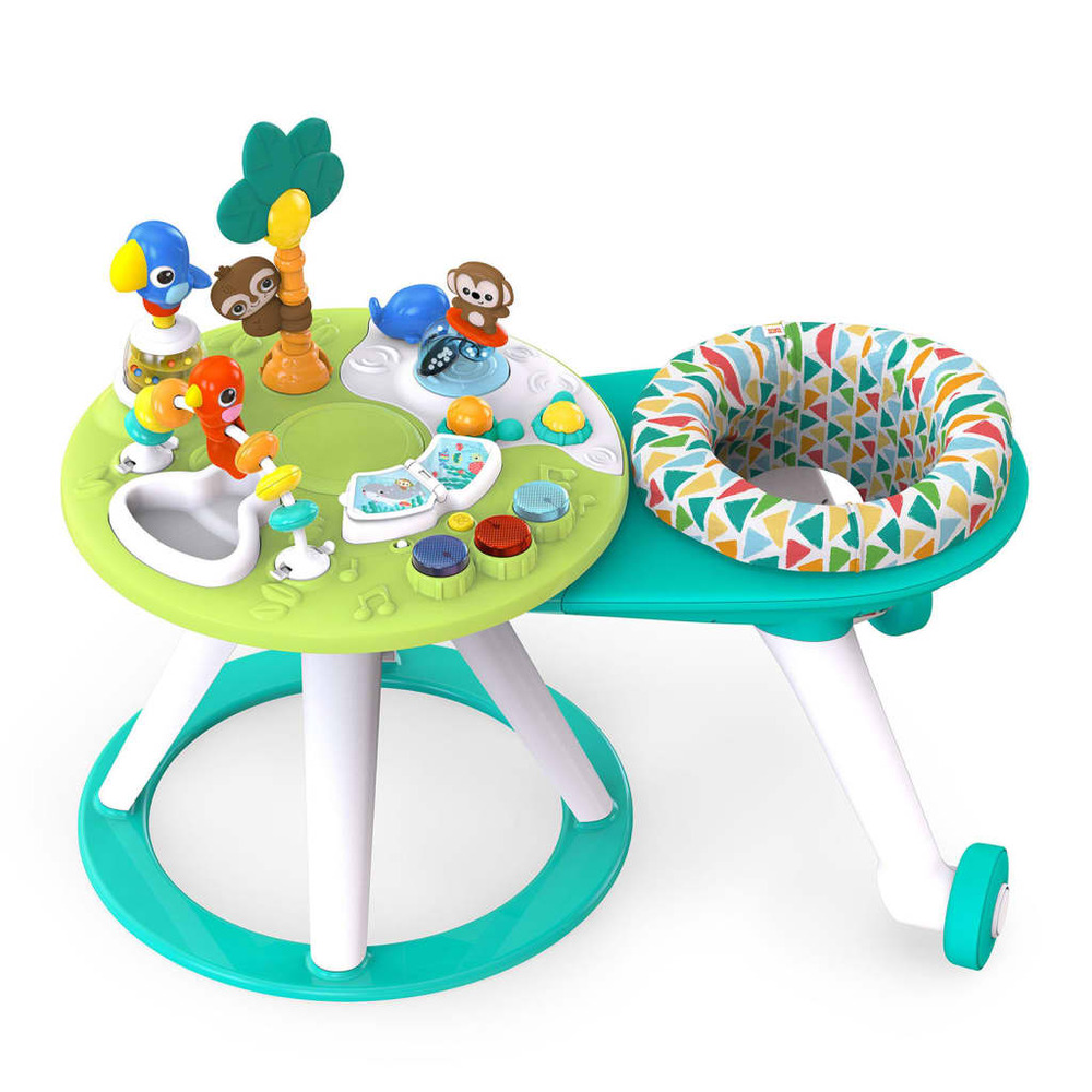 Centre et table d'activité 2en1 around we go tropic cool