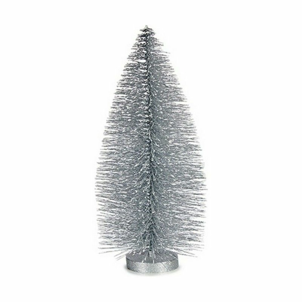 Sapin de noël 13 x 32 x 13 cm argenté h