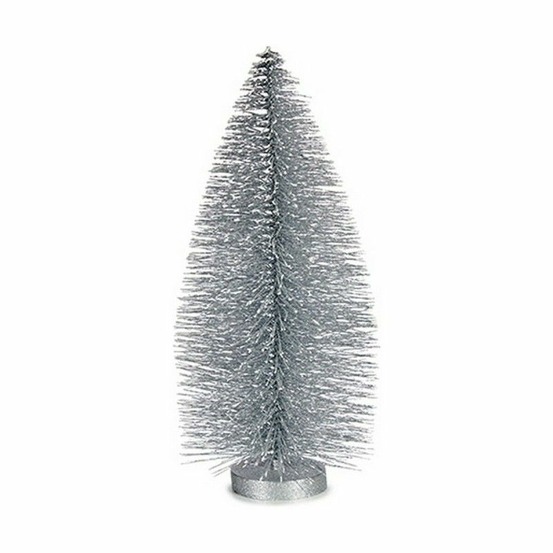Sapin de noël 13 x 32 x 13 cm argenté h