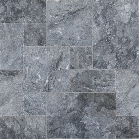 Dallage pierre d'adana gris bleu opus 4 x3 cm - extérieur (lot de 1,44 m² soit 2 paquets) - ro'ma nature