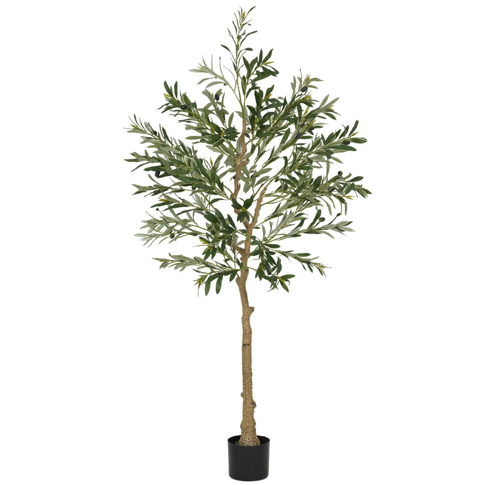 Olivier artificiel soie décoration méditerranéenne intérieure 150cm vert