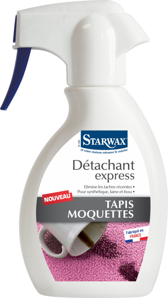 Détachant express pour tapis et moquettes starwax 0.25 l