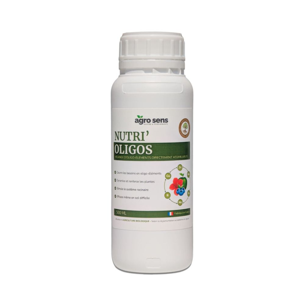 Nutri oligos - engrais liquide riche en oligo-éléments - 500 ml (250 litres de préparation)