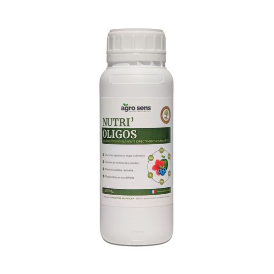 Nutri oligos - engrais liquide riche en oligo-éléments - 500 ml (250 litres de préparation)