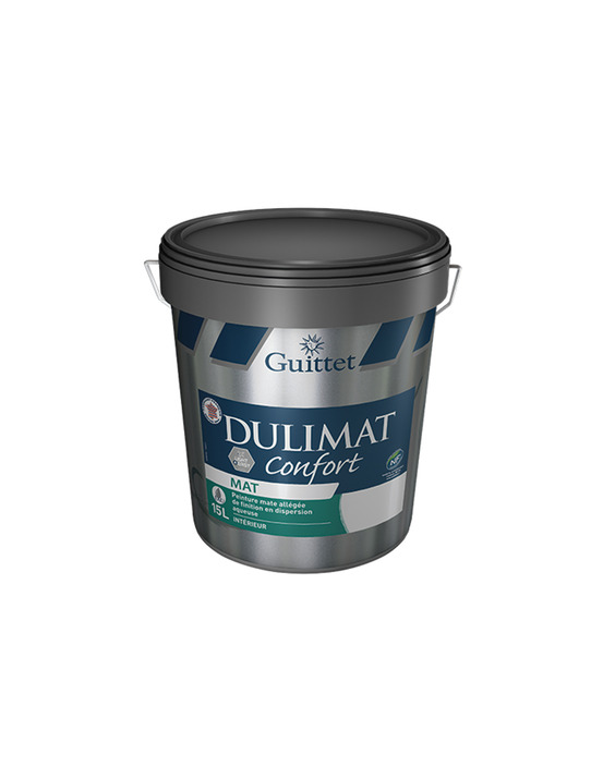 Peinture guittet dulimat confort siloxane blanc 15l - guittet
