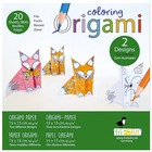 Coloring origami - renard