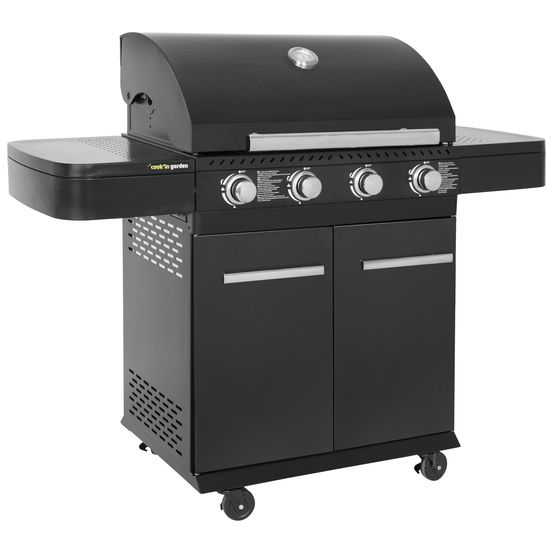 Barbecue au gaz fyra avec thermomètre - 4 brûleurs
