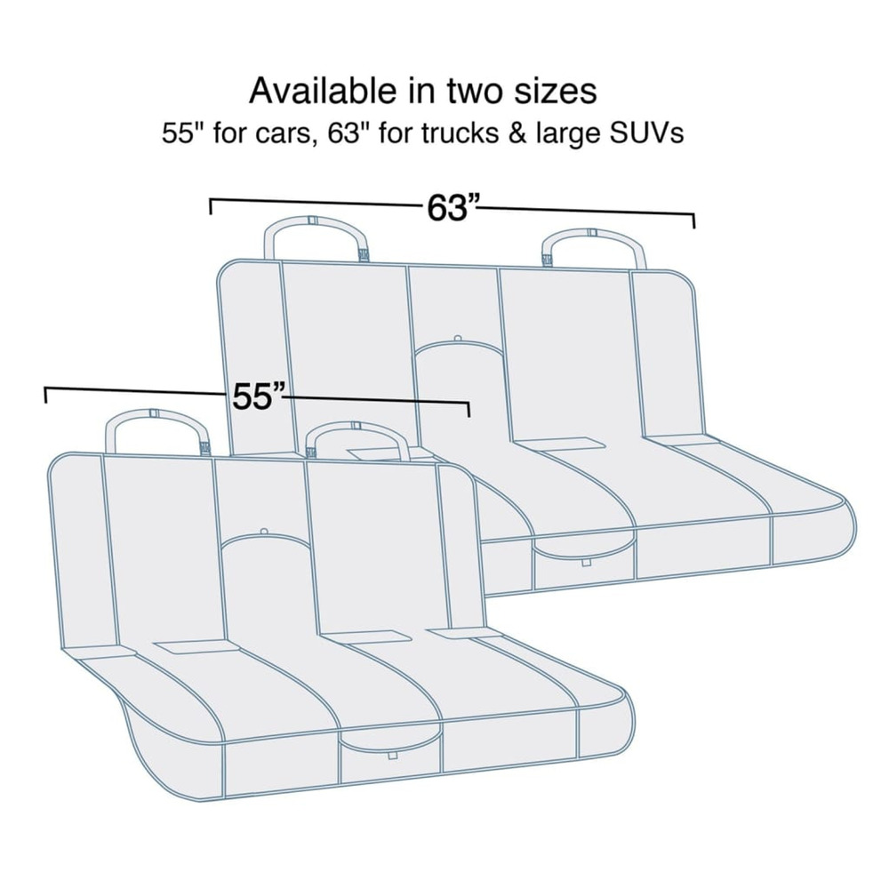 Housse de banquette pour chien wander noir