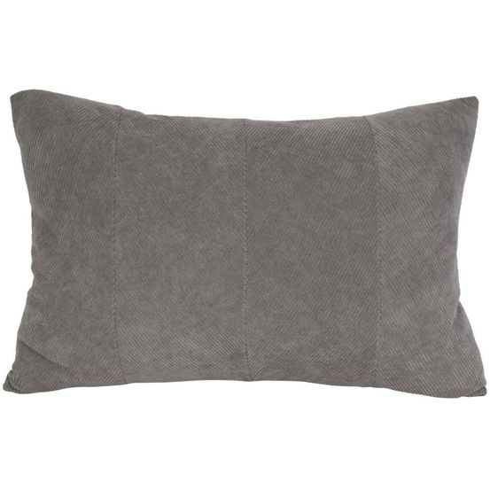 Coussin en velours velvet 60 x 40 cm gris