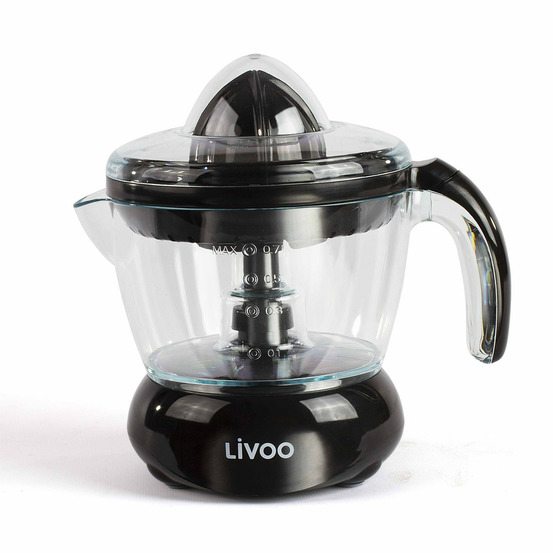 Presse-agrumes électrique - pour jus d'orange, citron et autres agrumes - rotation double sens - 25 w, noir