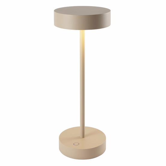 Lampe de table sans fil aluminium sandy sable h33 cm