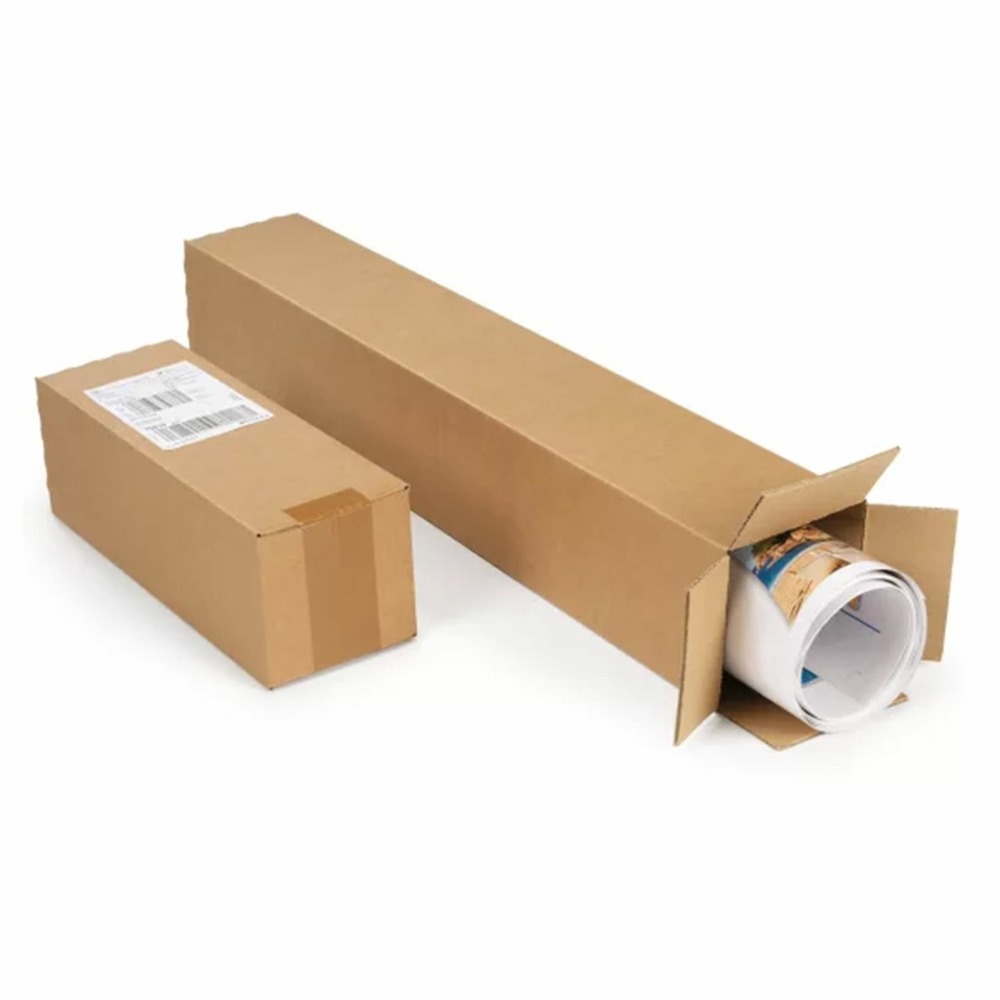 10 cartons d'emballage allongés 31 x 10.5 x 10.5 cm - simple cannelure