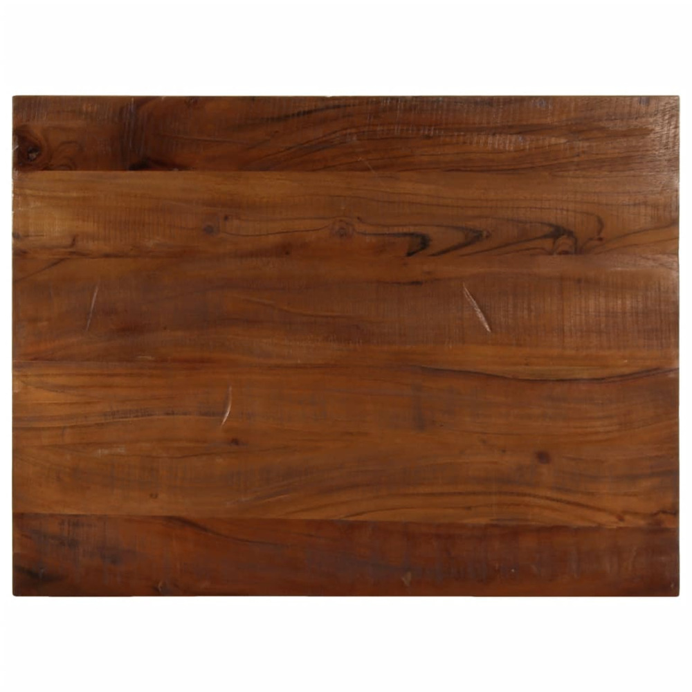 Dessus de table 70x60x2,5 cm rectangulaire bois massif récupéré