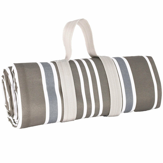 Nappe pique-nique grise 140x140cm