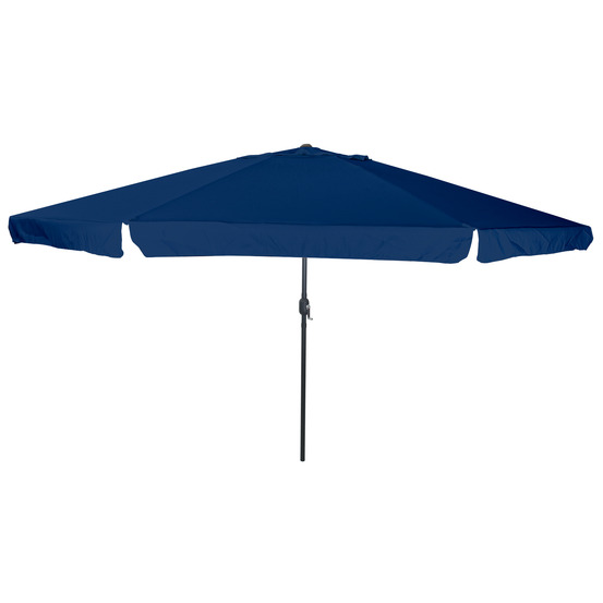 Parasol de jardin ø395x245 cm bleu azur