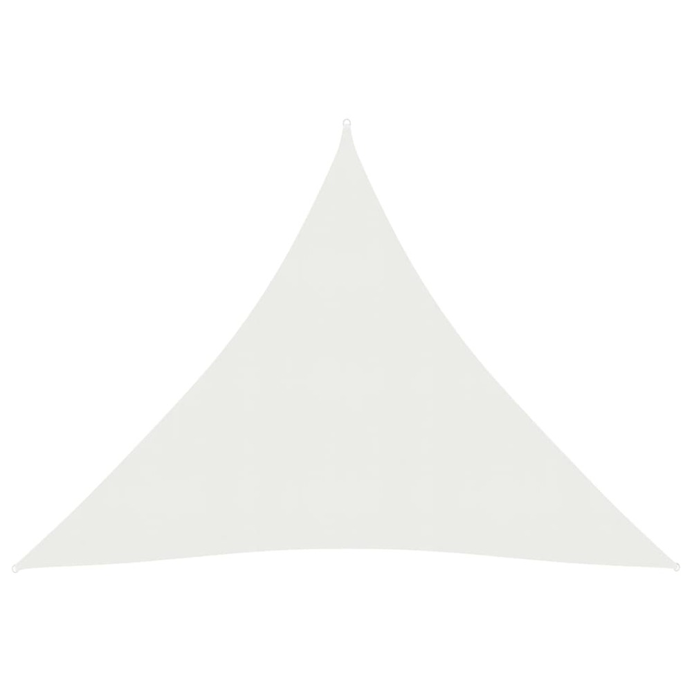 Voile d'ombrage 160 g/m² blanc 6 x 6 x 6 m pehd