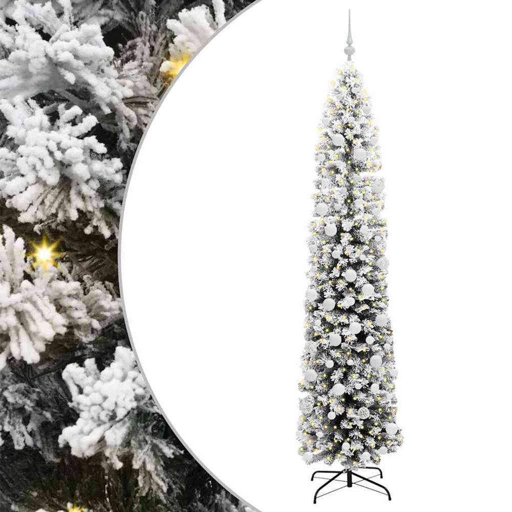 Sapin de noël artificiel vert 210 cm pvc et acier et plastique