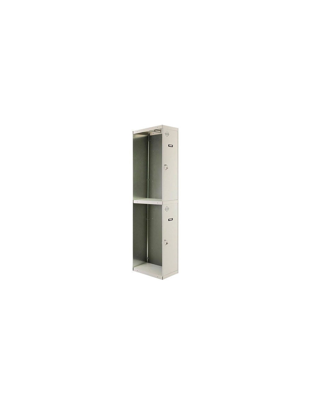 Casier-armoire simonlocker prof.dism.tandem 1/2 400 addi gris gris taquilla 1800x400x500 - simonrack