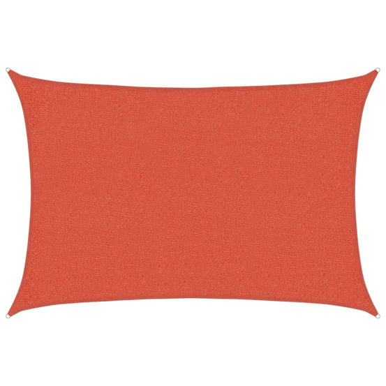 Voile d'ombrage 160 g/m² terre cuite 2x2,5 m pehd