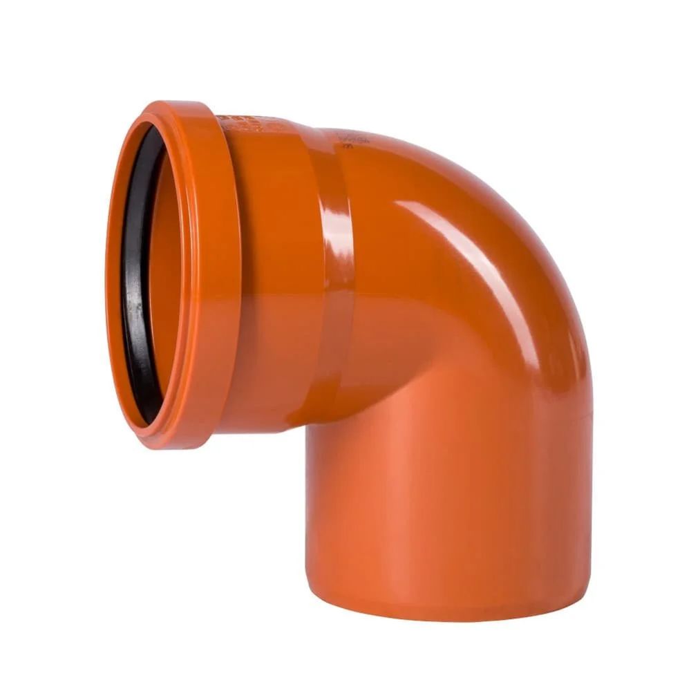 Coude pvc dn 110, évacuation des eaux usées, 87 degrés