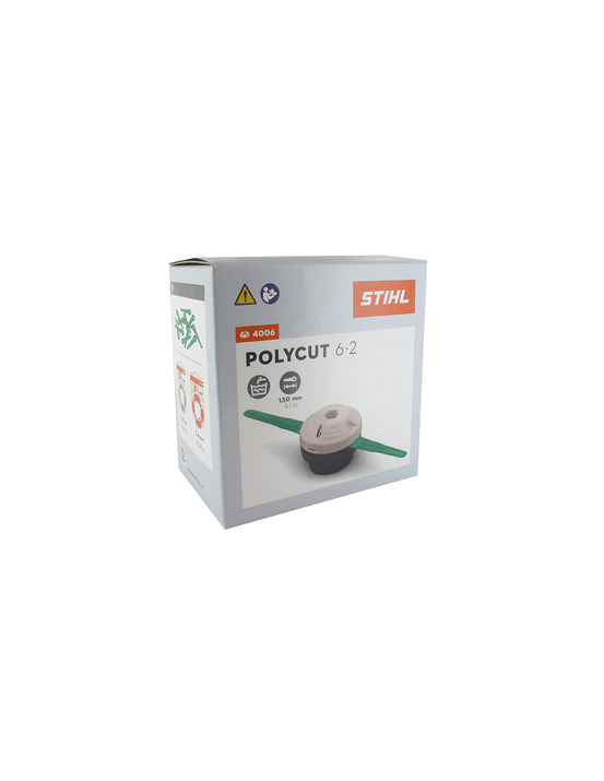 Tête polycut 6-2 stihl pour débroussailleuses modèles fs 38, fs 40, fs 45, fs 50, fsa 60 r, fsa 86 r, fsb-km. Origine 4006-710-2