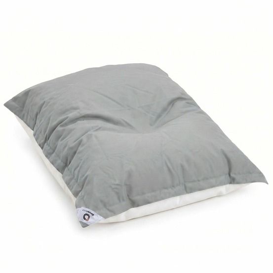 Pouf géant xxl déhoussable, flottant pour piscine, gris galet