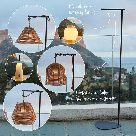 Pied support de lampe hold me 1.5m