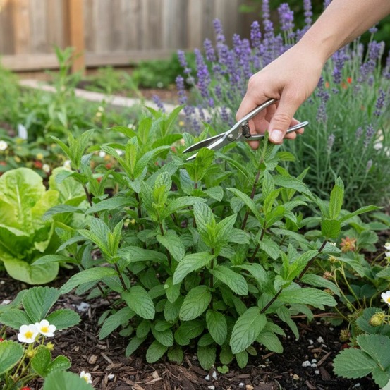 Menthe rouge - sans traitement godet - 5/20 cm