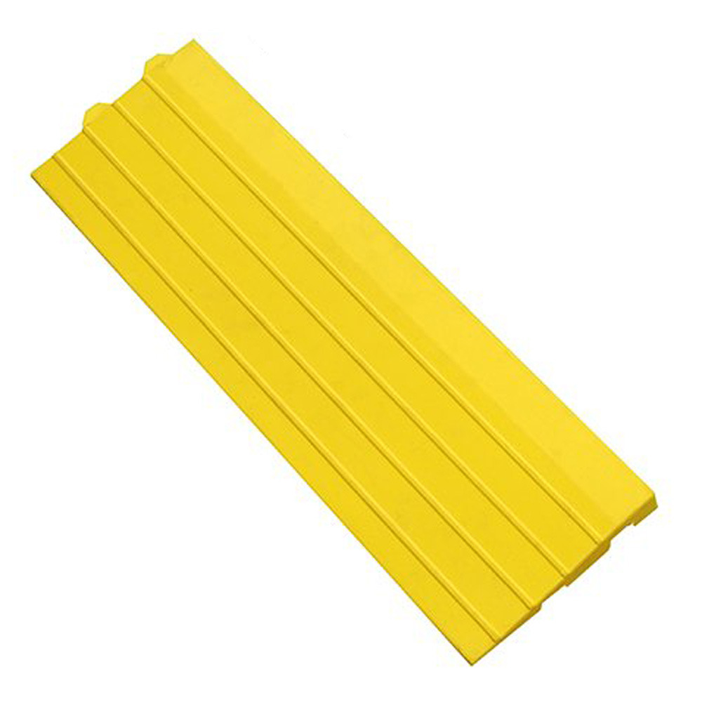 Tapis anti-fatigue modulaire - partie latérale jaune pour femme