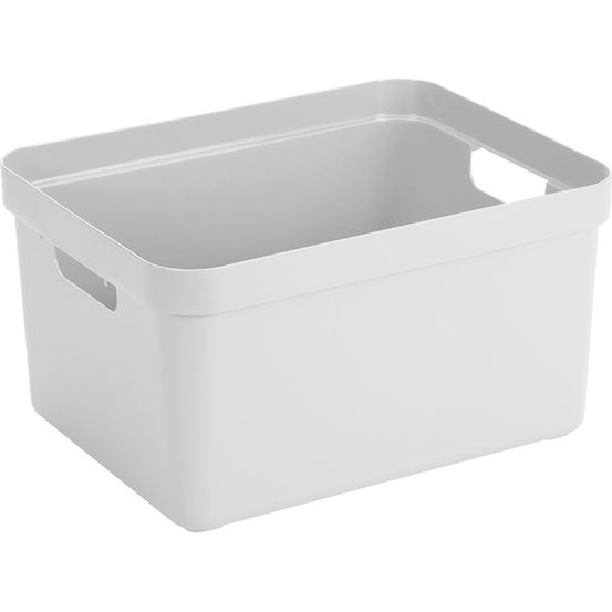 Boite de rangement sigma home box 32 l (lot de 3) blanc