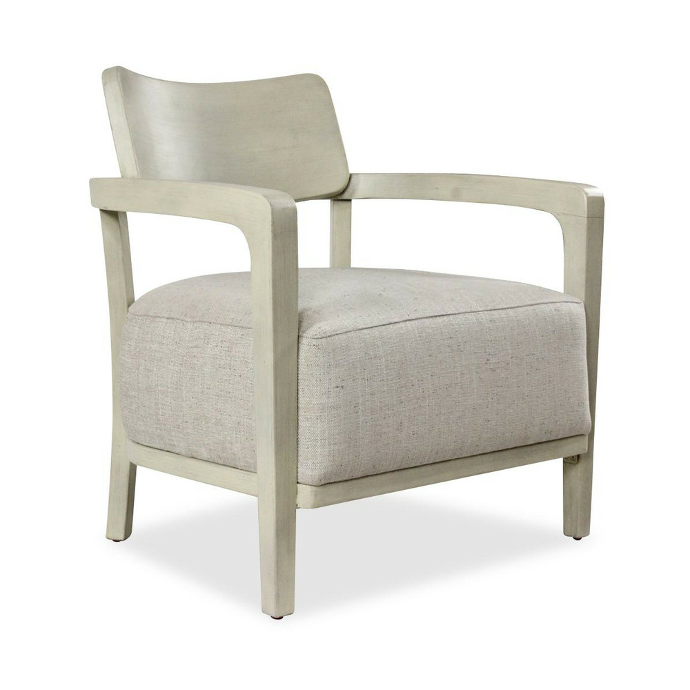 Fauteuil bois beige - interior's