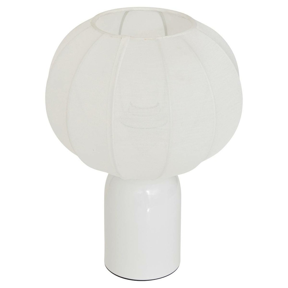 Lampe tobie h33cm blanc