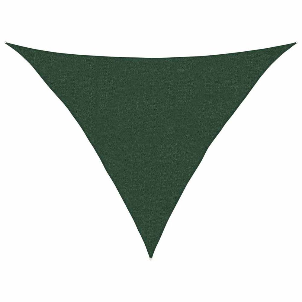 Voile d'ombrage 160 g/m² vert foncé 2,5x2,5x3,5 m pehd