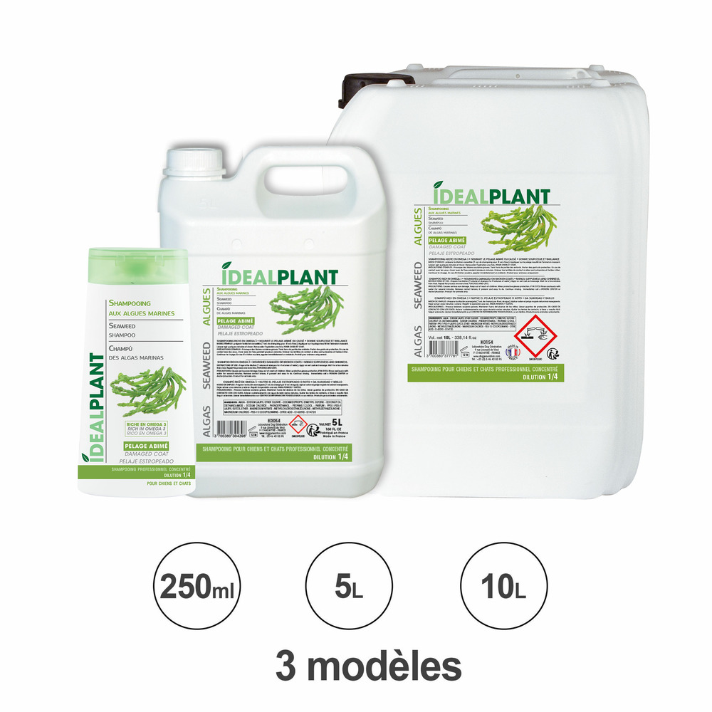 Shampoing aux algues marines idealplant : 250 ml
