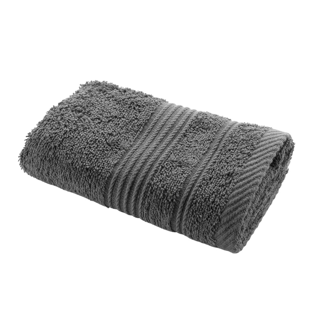 Serviette de toilette invite 30 x 50 cm tendresse anthracite