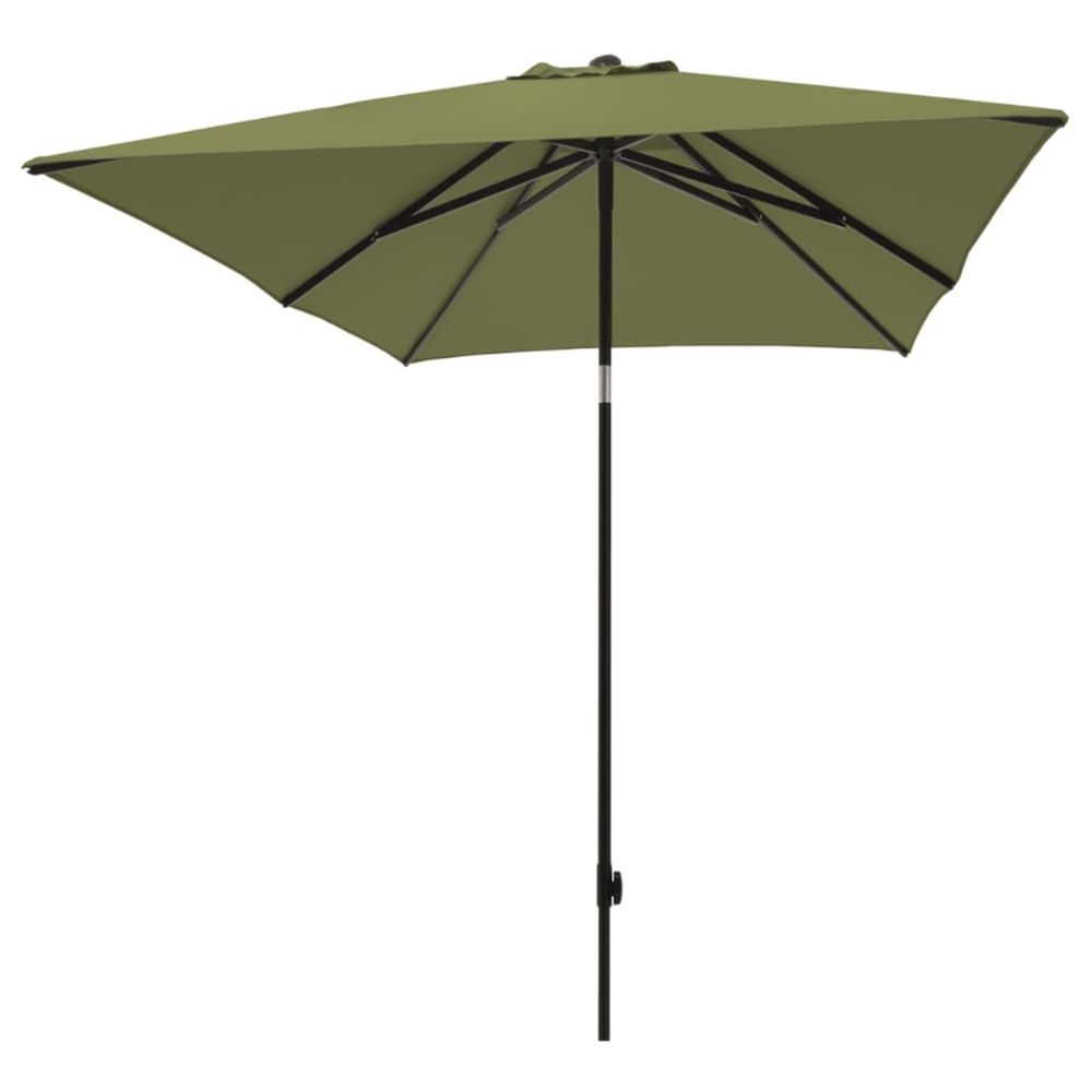 Parasol de jardin moraira 230x230 cm vert
