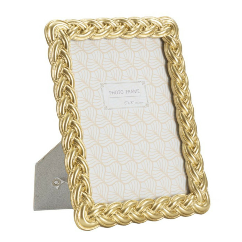 Cadre photo déco tressé 