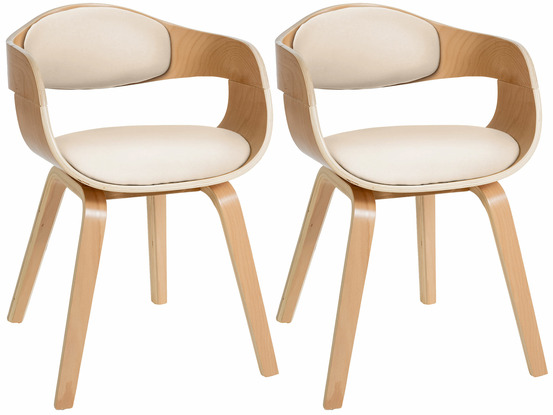 Lot de 2 chaises kingston simili cuir