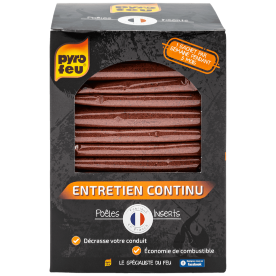 Sachet de ramonage pour entretien continu 14 x 70 gr - pyrofeu