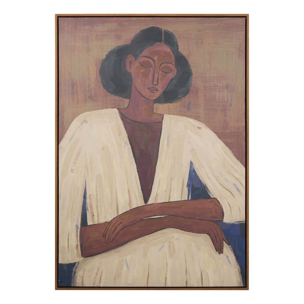 Toile peinte aicha 70x100cm