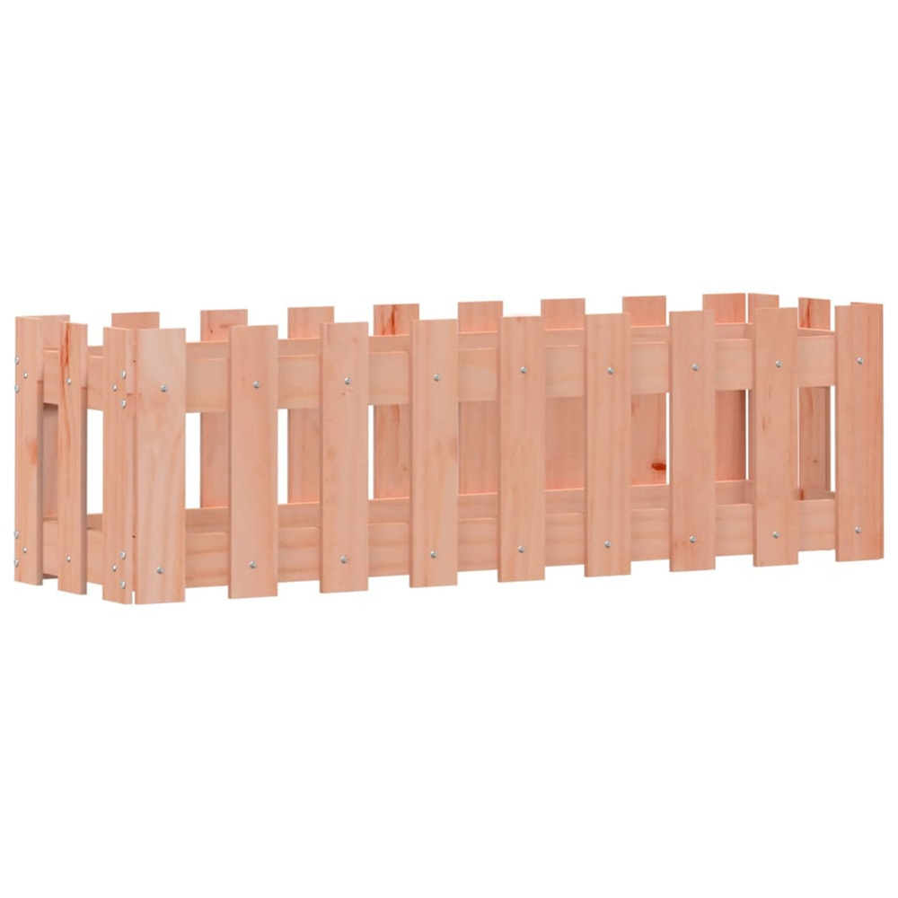 Lit surélevé de jardin design de clôture bois douglas massif