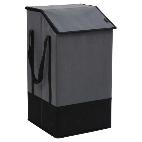 5five - panier à linge 45l gris