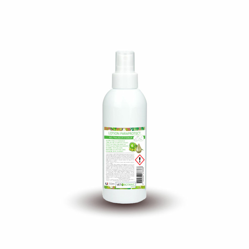 Lotion paraprotect - neutralisateur d'odeurs pour chiens et chats