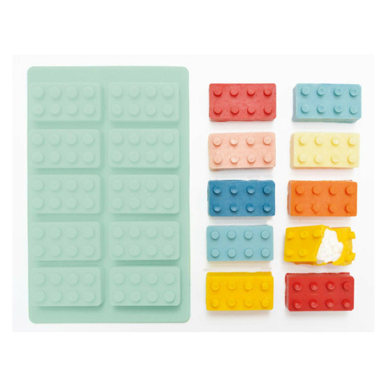 Moule en silicone 3d de brique en chocolat