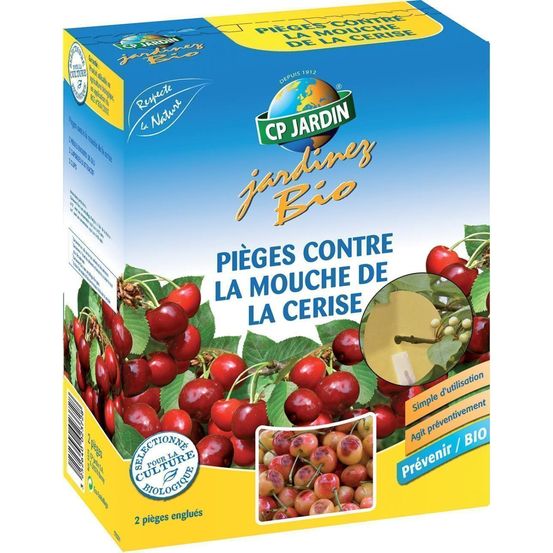 2 pièges contre la mouche de cerise