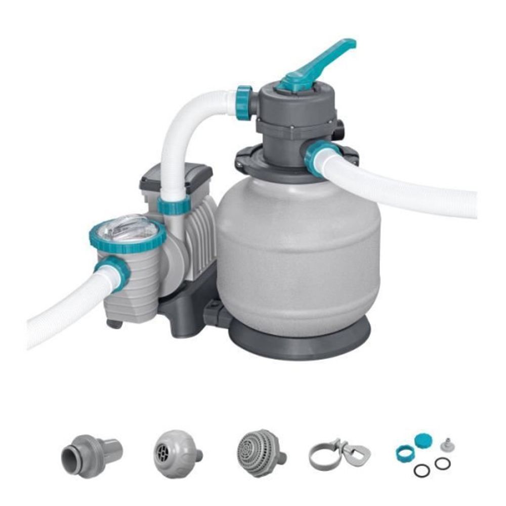 Filtre a sable / pompe de filtration pour piscine jusqu'a 54 m3- bestway - 8 327 l/h - avec préfiltre