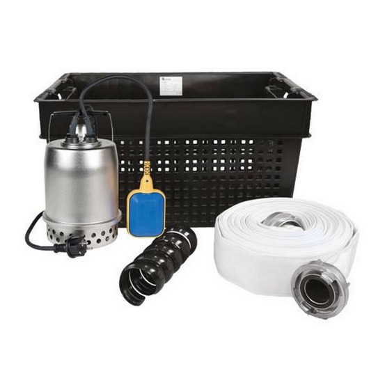 Pompe vide-cave 450w avec kit inondation - sanisubsteel101