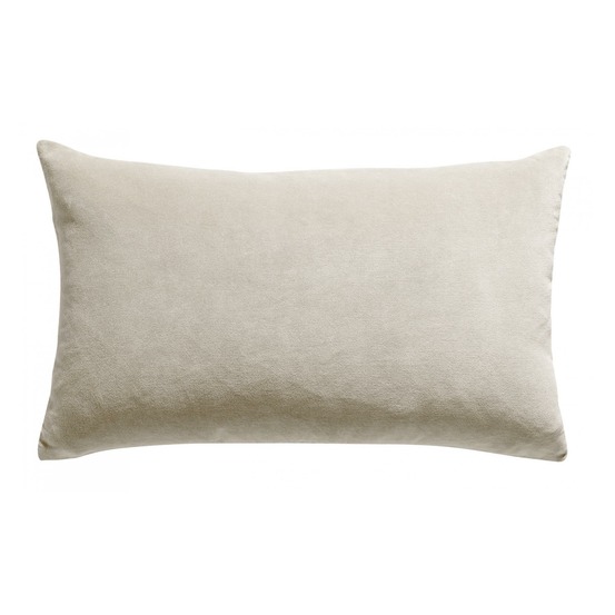 Coussin uni elise grege 40 x 65 cm